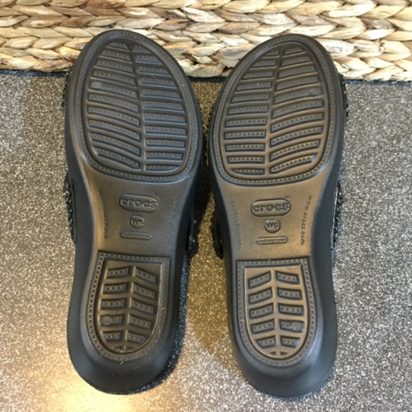CROCS Black Studded Sandals - Picture 15 of 15